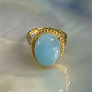 14K Aqua Ring
